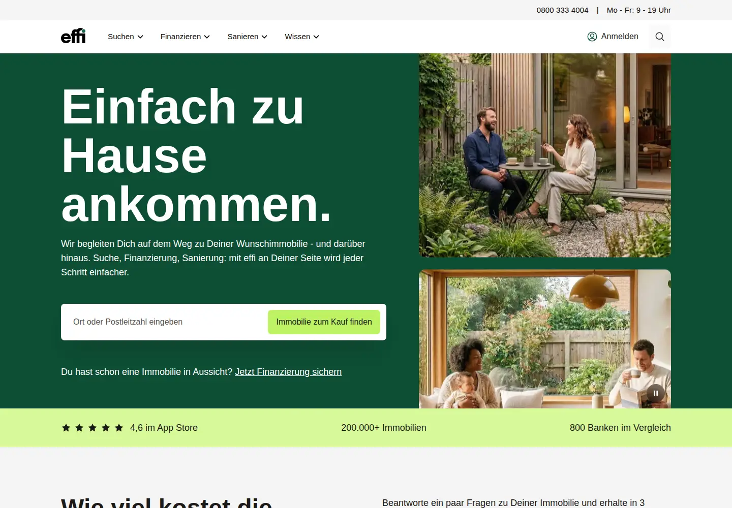 Screenshot of effi.de