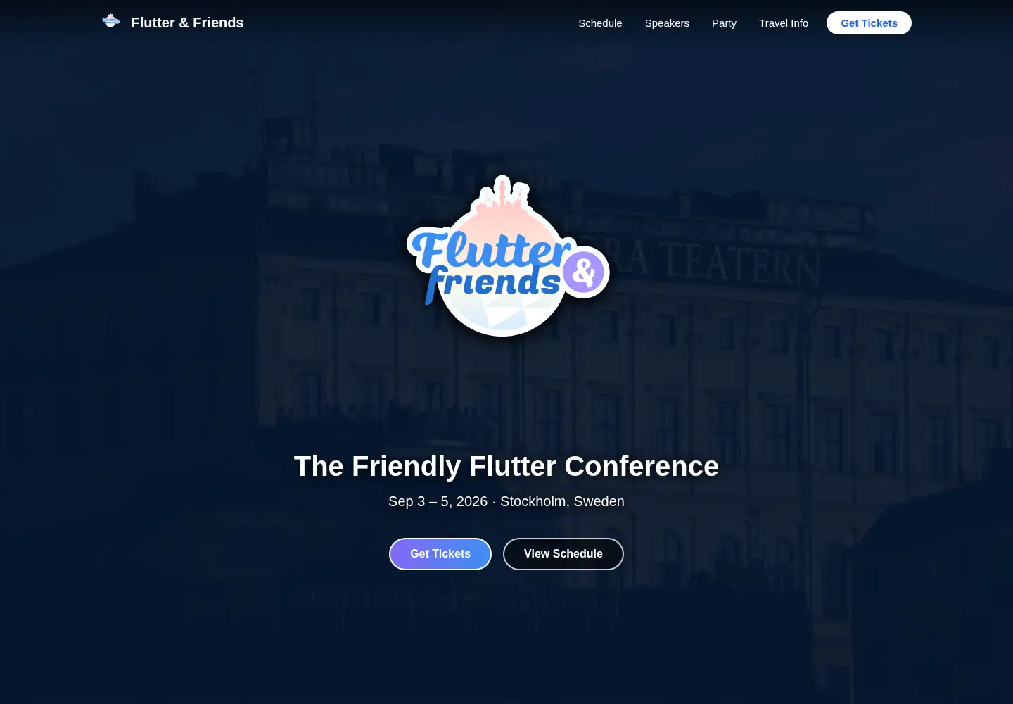 Screenshot of flutterfriends.dev