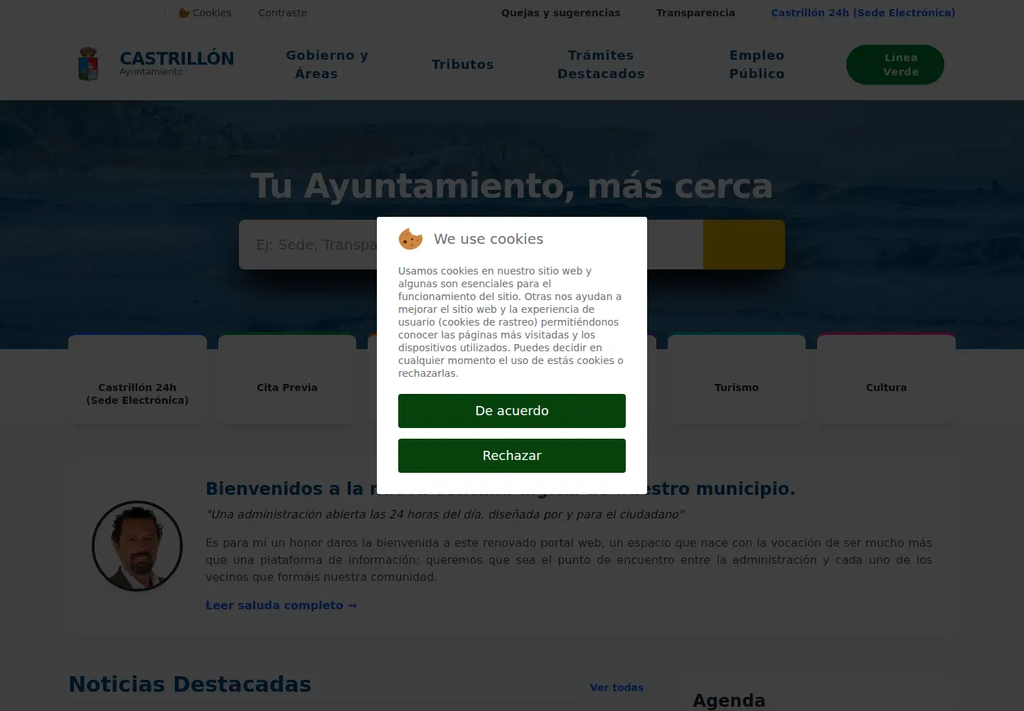 Screenshot of castrillon.es