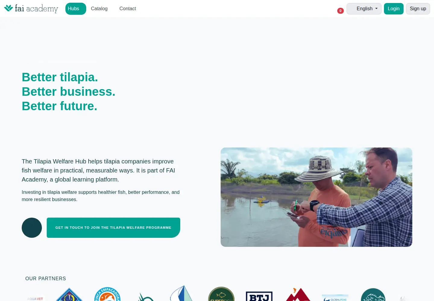Captured homepage of mytilapia.farm in the current scan