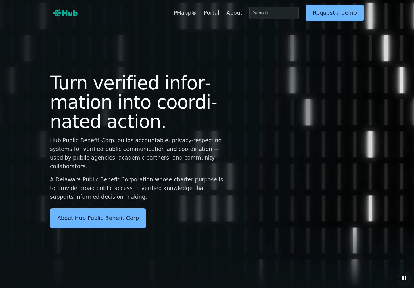 Screenshot of hub.inc