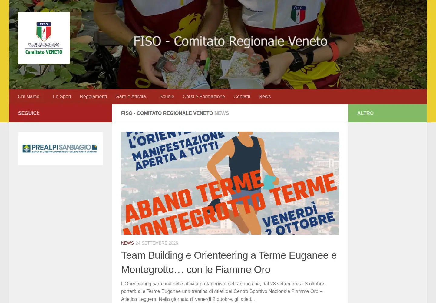 Screenshot of fisoveneto.it