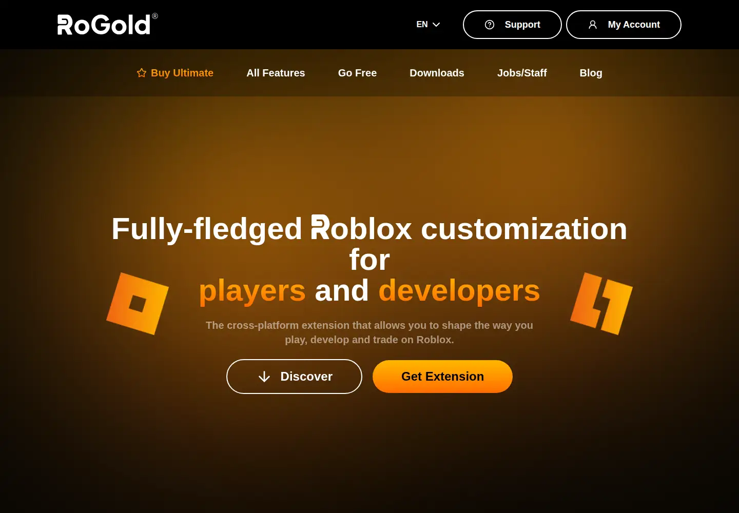 Screenshot of rogold.live