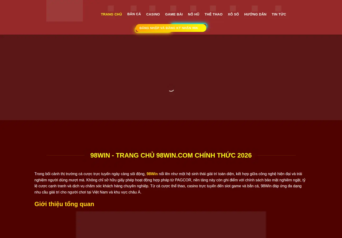 Captured homepage of 98wini.net in the current scan