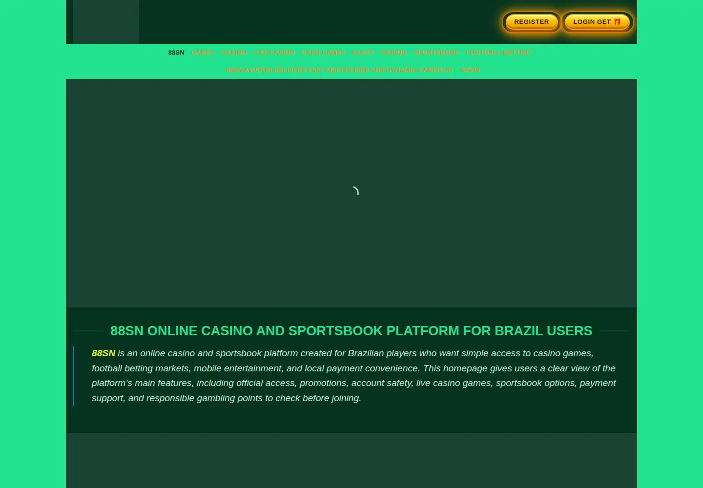 Screenshot of 88sn.news