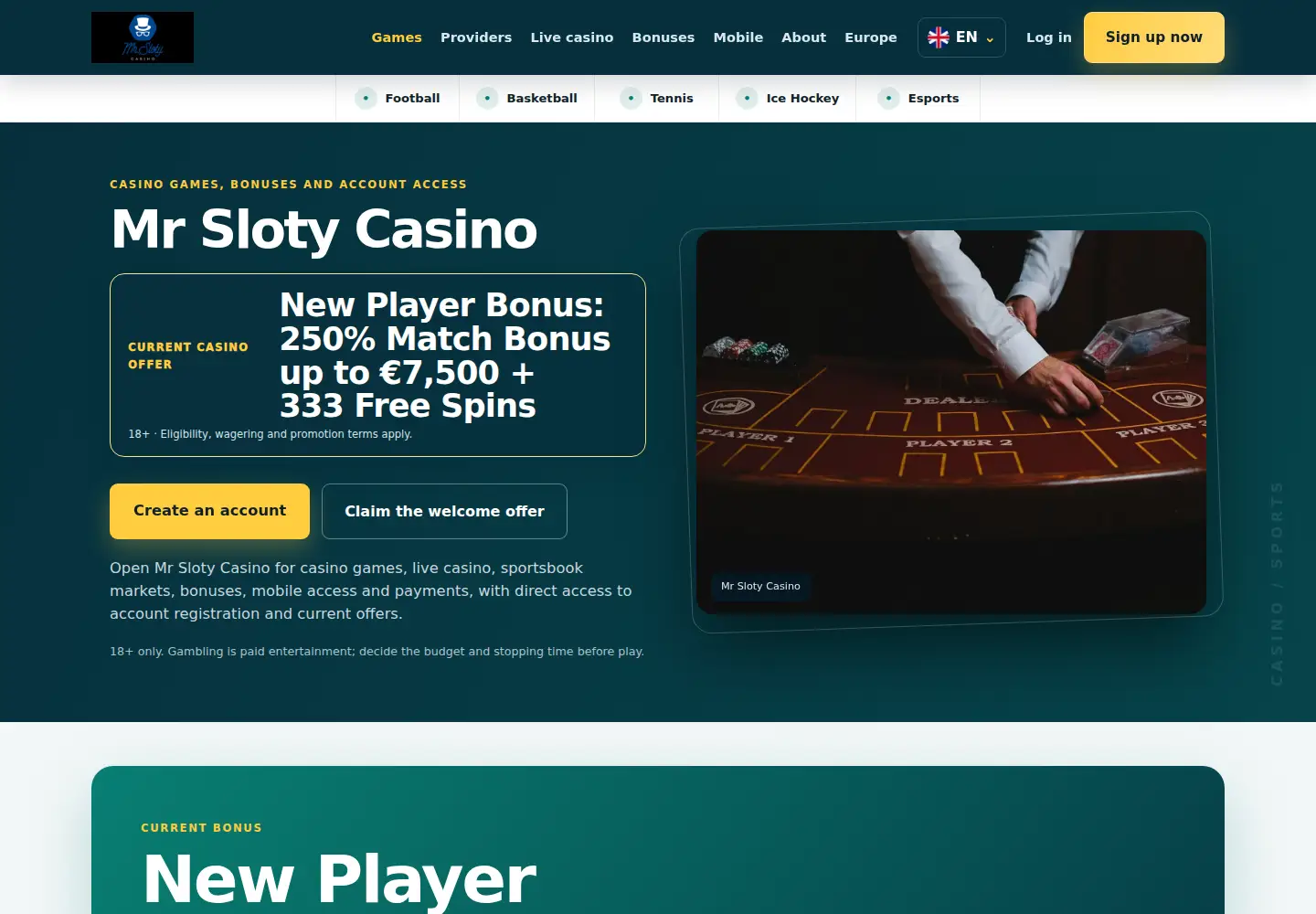 Screenshot of mrsloty.eu
