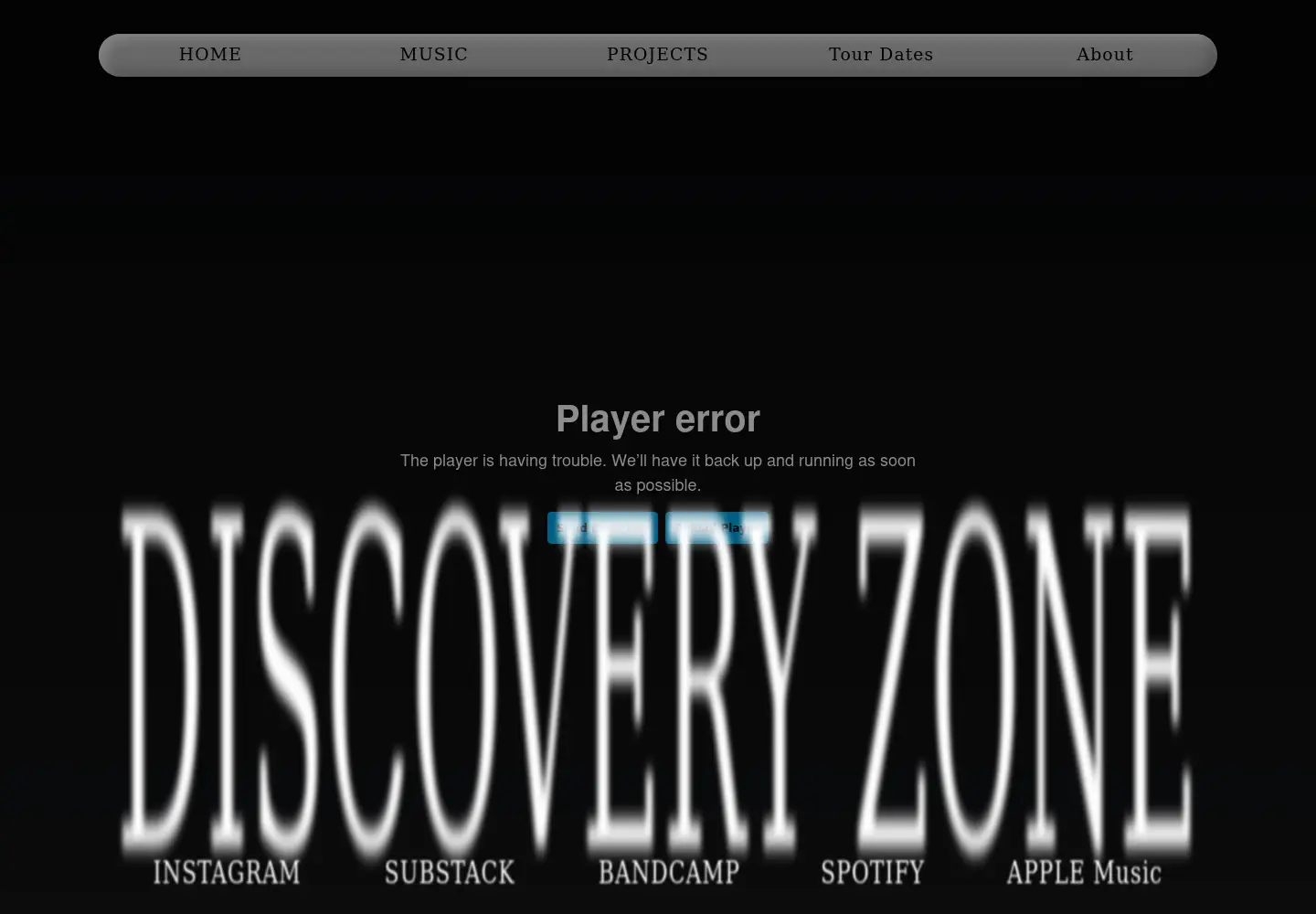 Screenshot of discoveryz.one