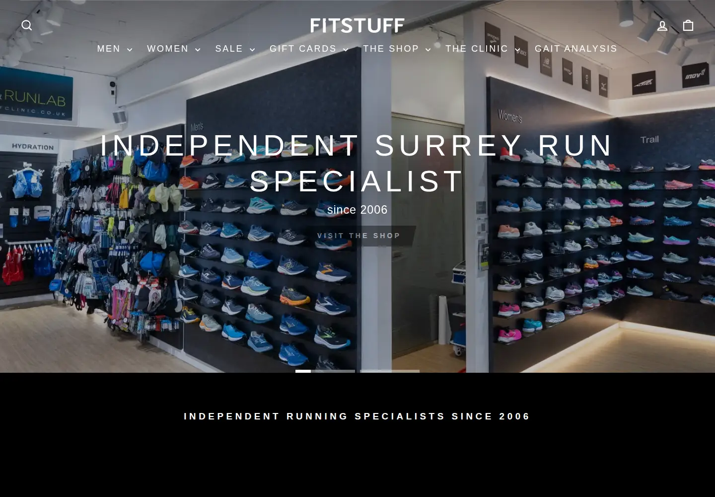 Screenshot of fitstuff.co.uk