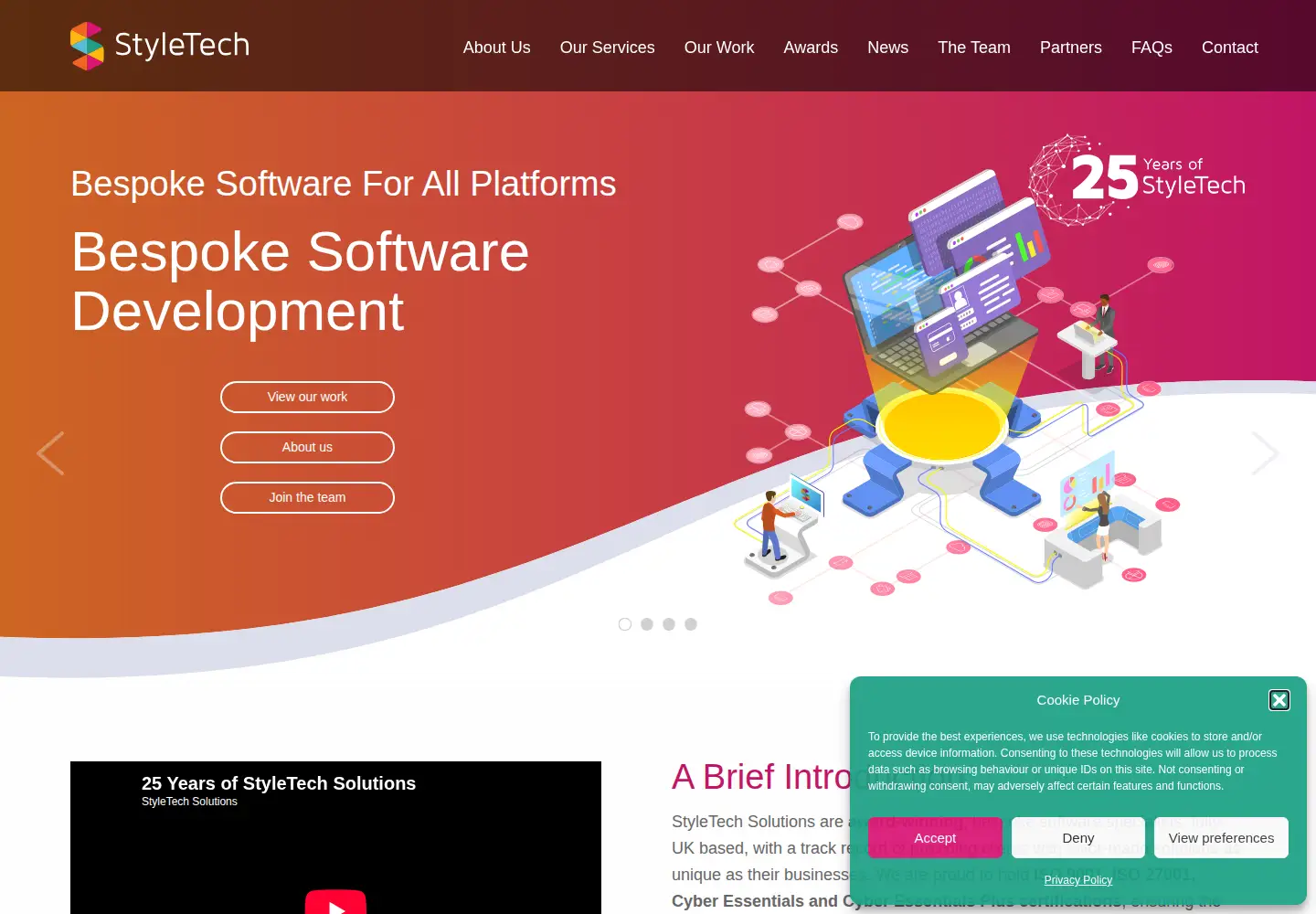 Screenshot of styletech.co.uk