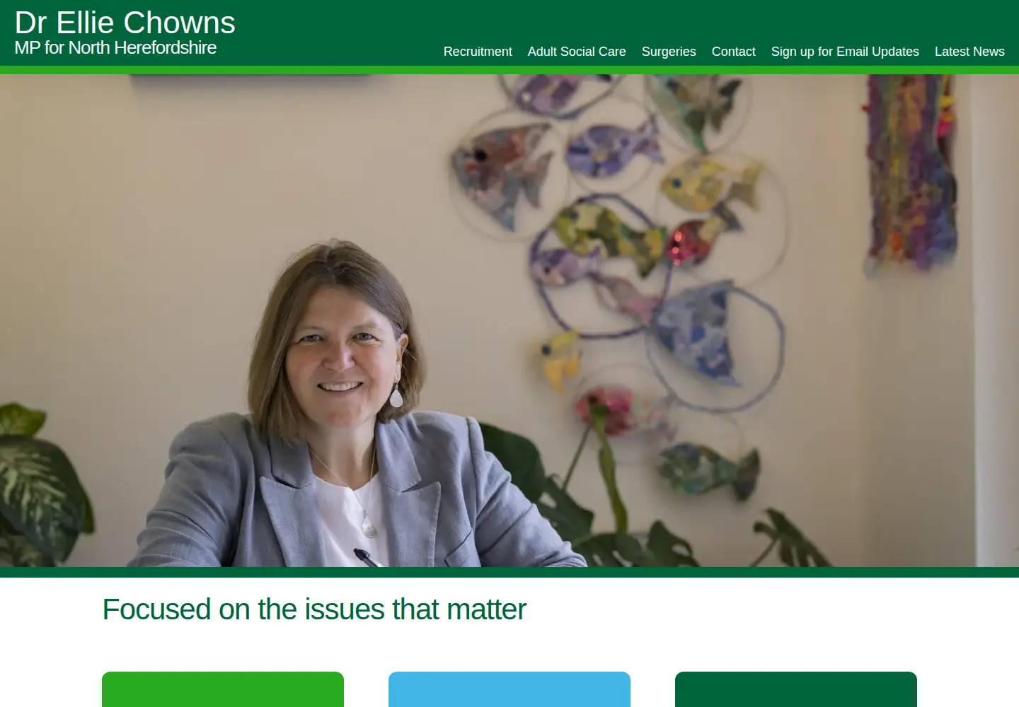 Captured homepage of elliechowns.org.uk in the current scan