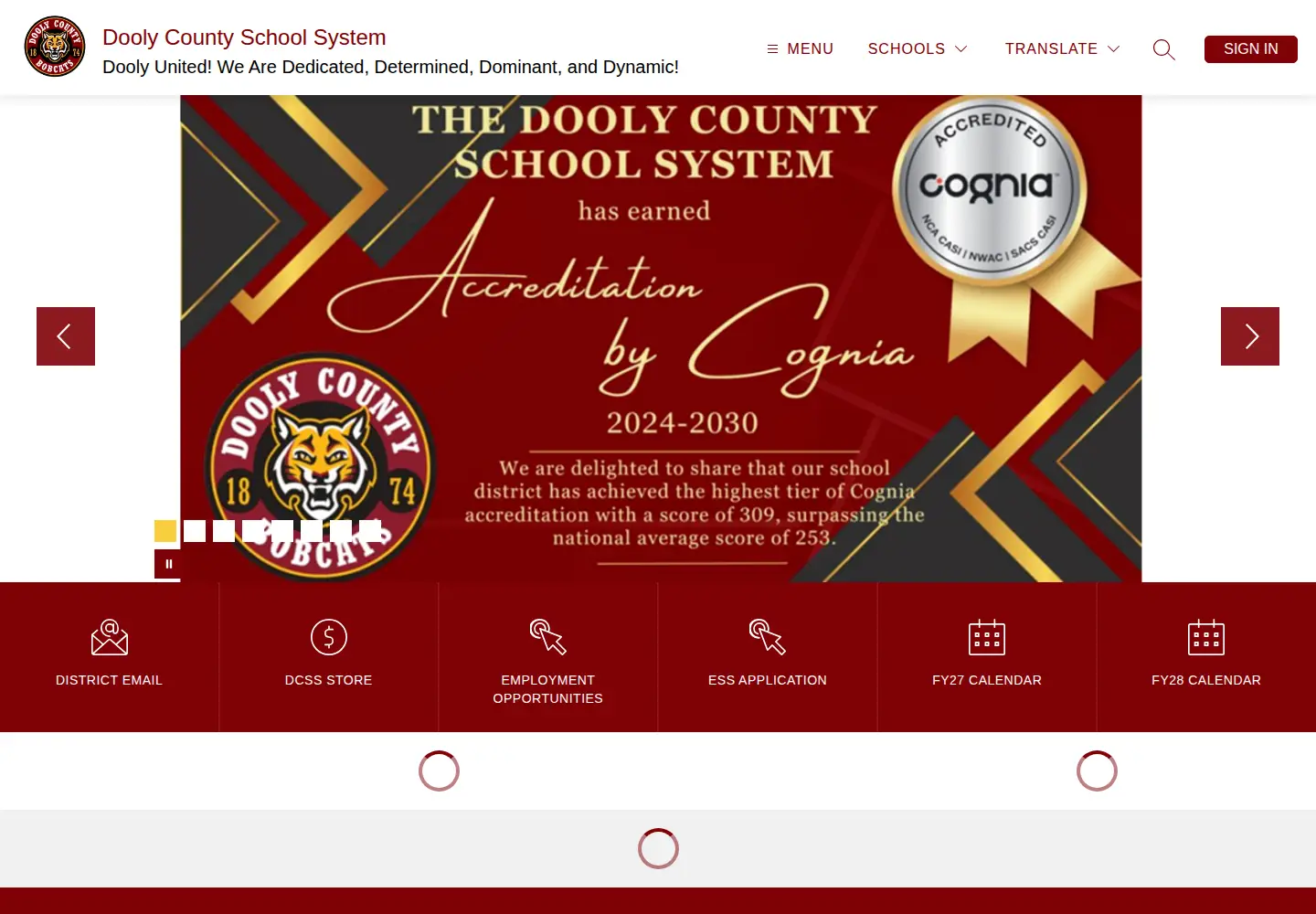 Screenshot of dooly.k12.ga.us
