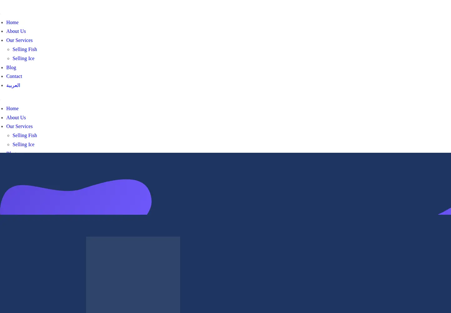 Captured homepage of fishapp.ae in the current scan