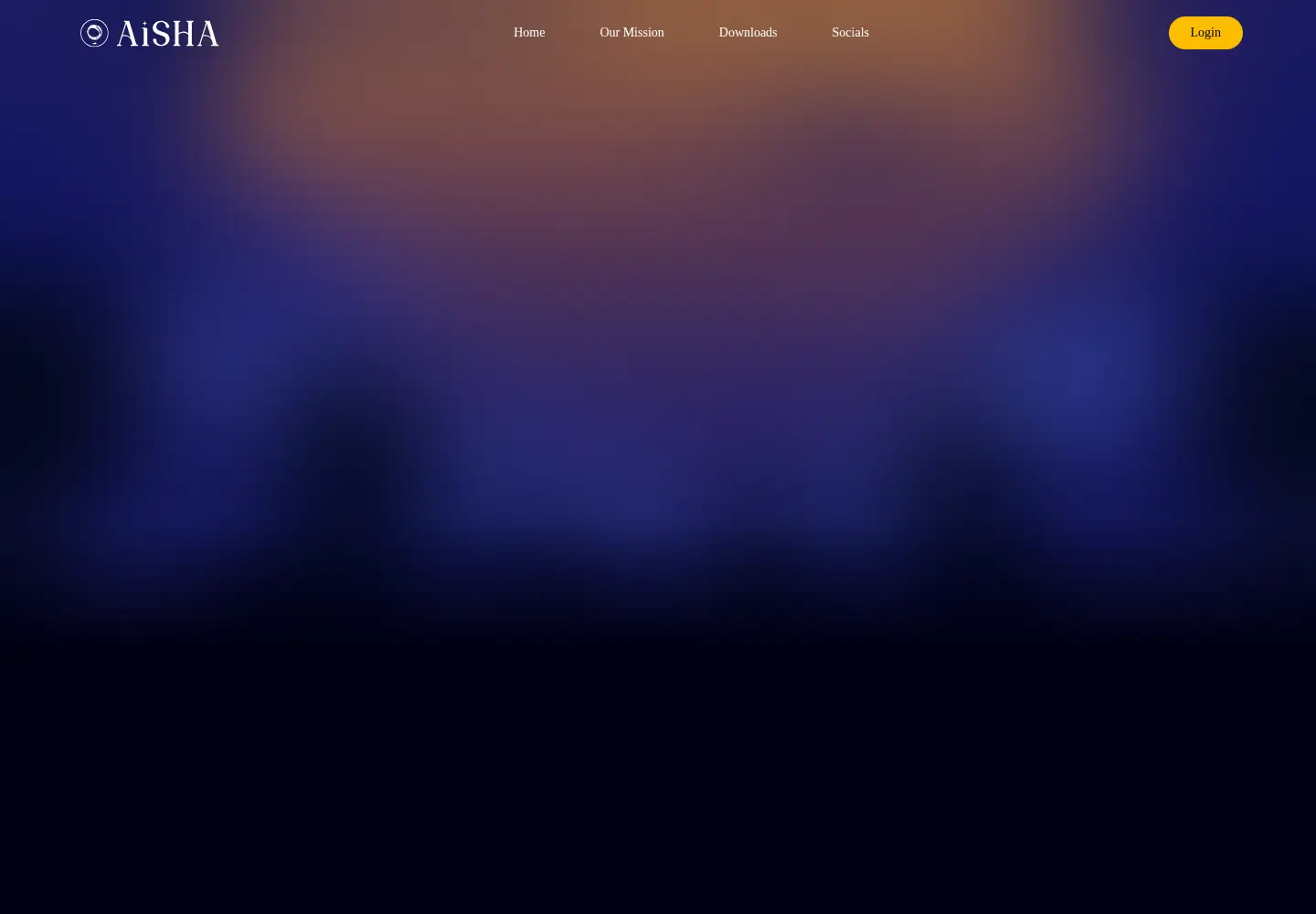 Screenshot of aisha.ai