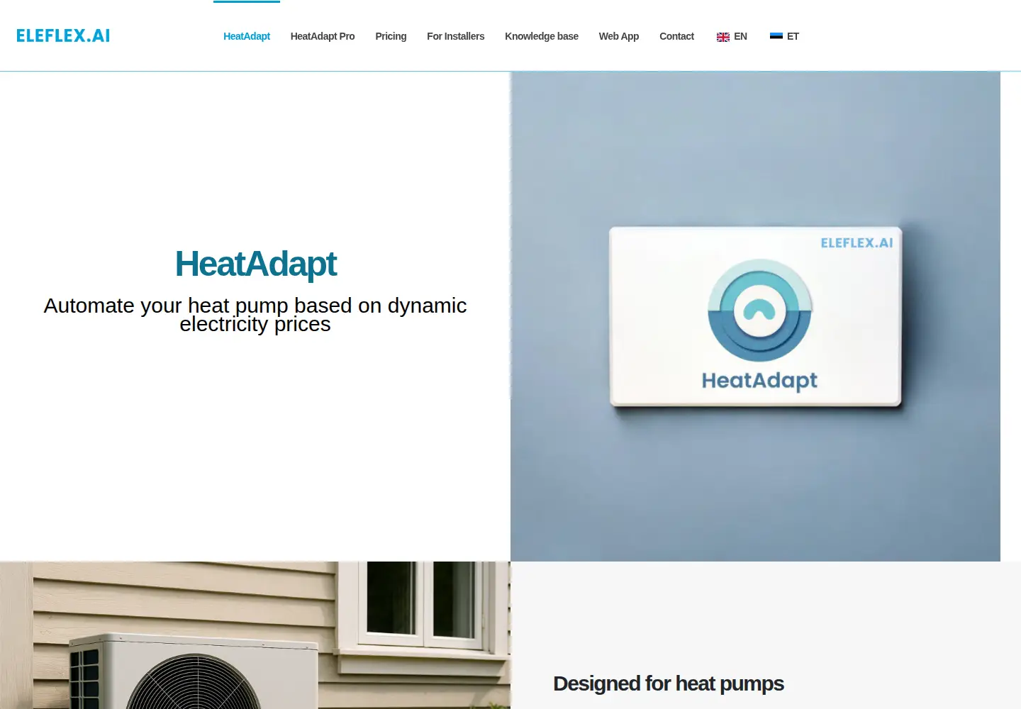 Screenshot of eleflex.ai