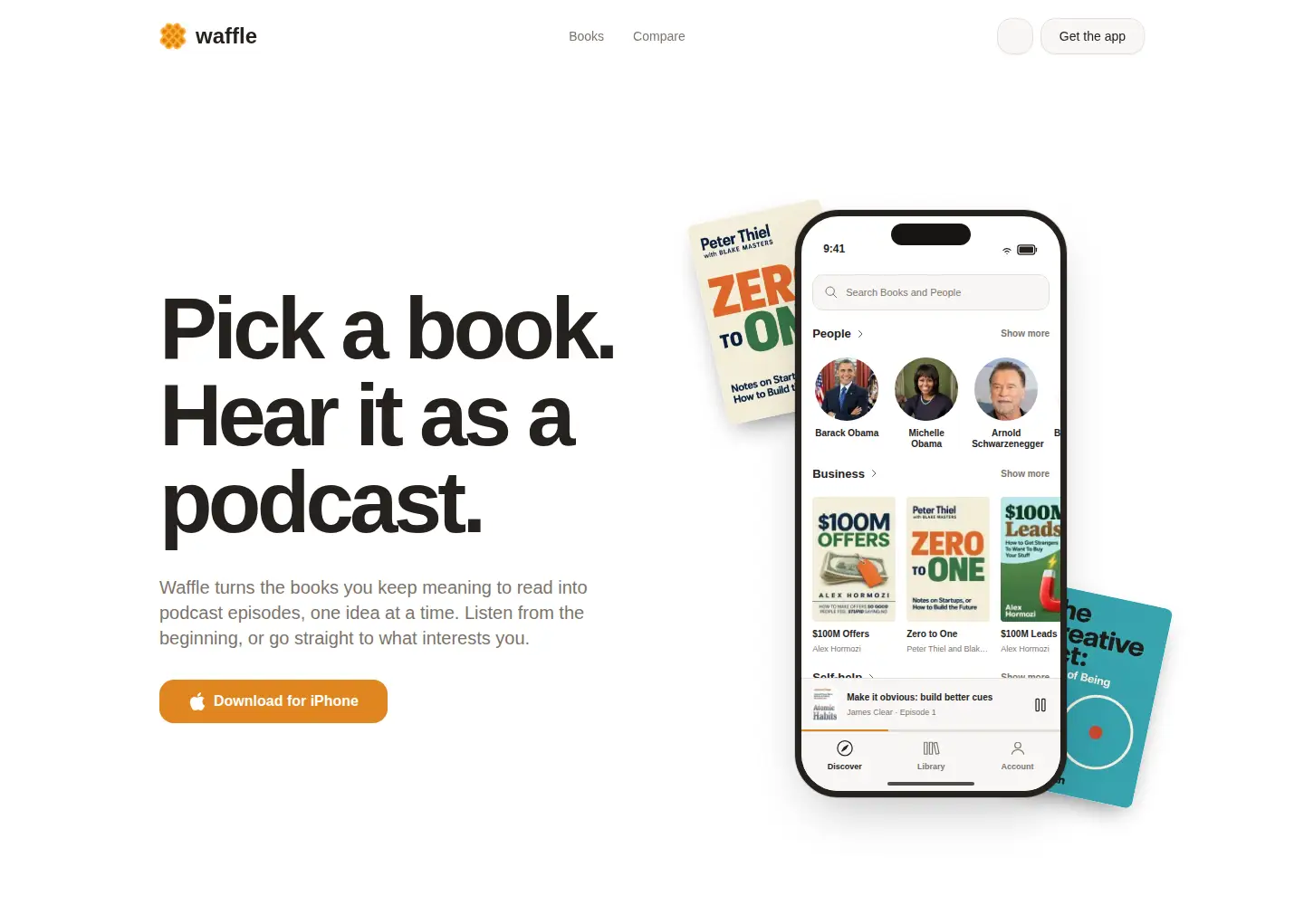 Screenshot of waffle.ai