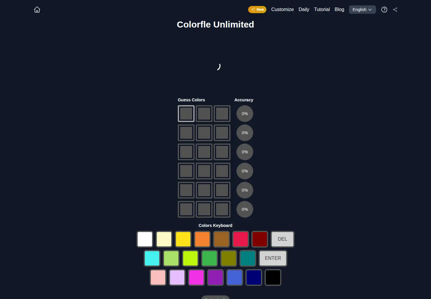 Screenshot of colorfle.app