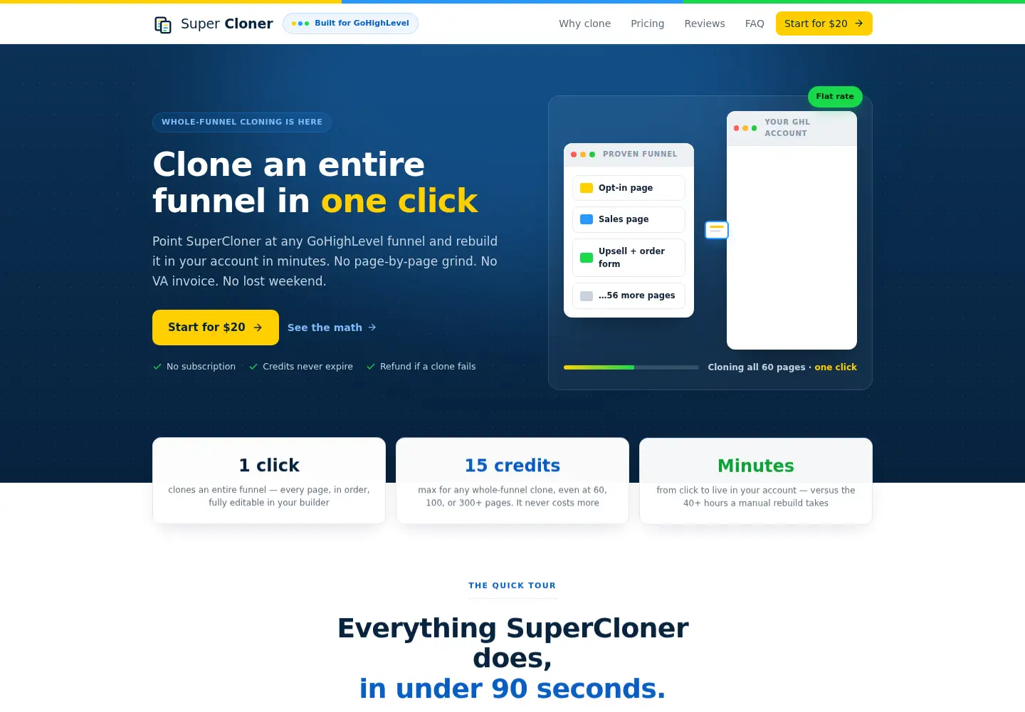 Screenshot of supercloner.app
