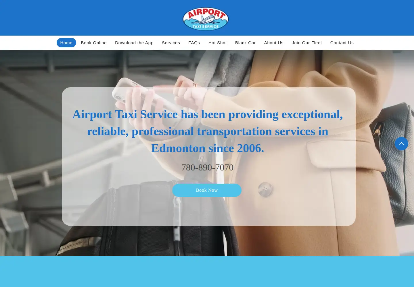 Screenshot of airporttaxiservice.ca from the current report