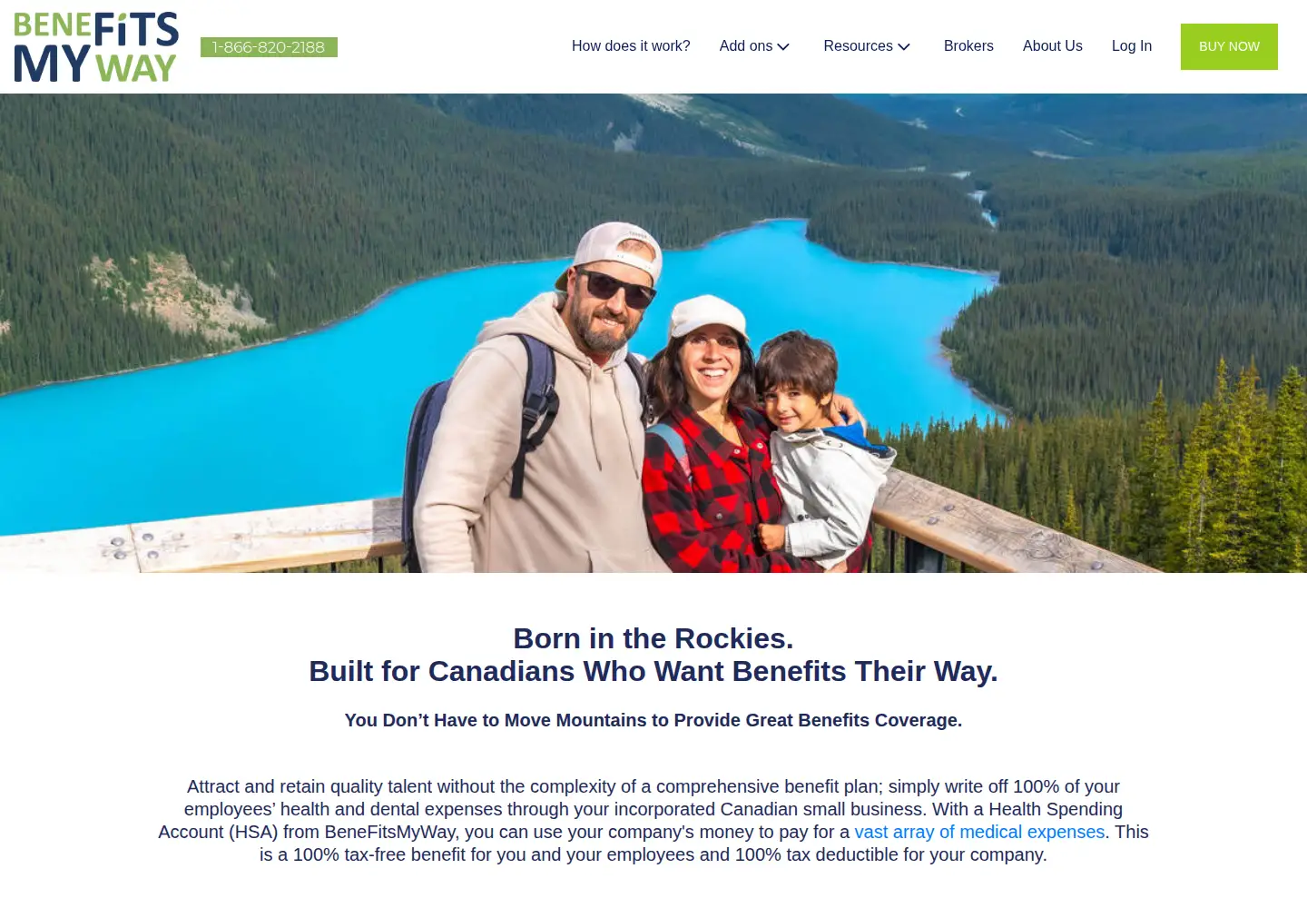 Captured homepage of benefitsmyway.ca in the current scan