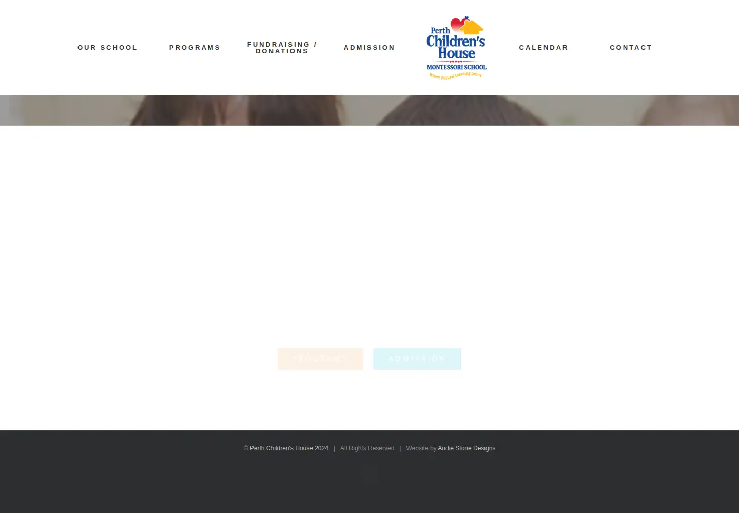 Captured homepage of perthchildrenshouse.ca in the current scan