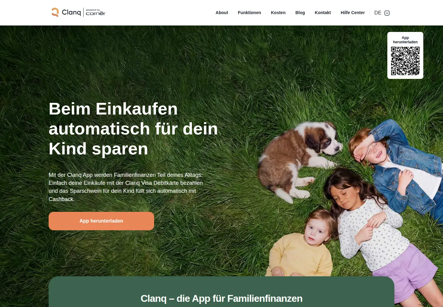Screenshot of clanq.ch