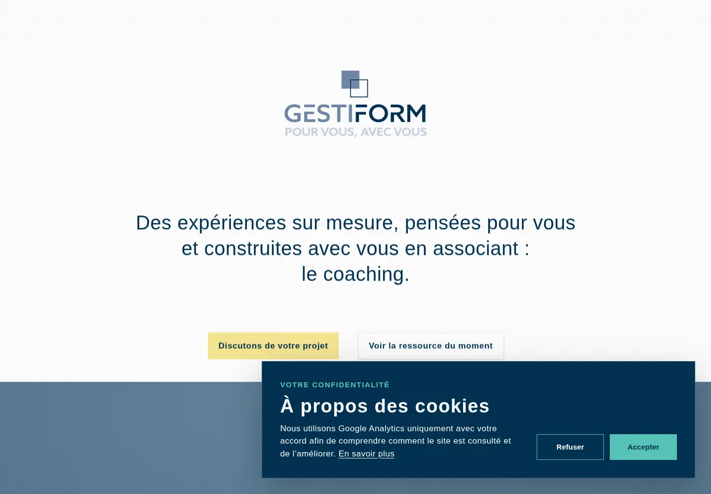 Screenshot of gestiform.ch