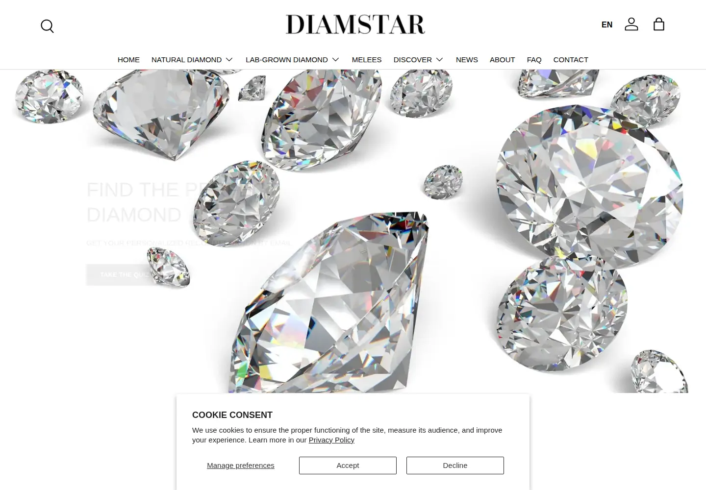 Screenshot of diamstar.co
