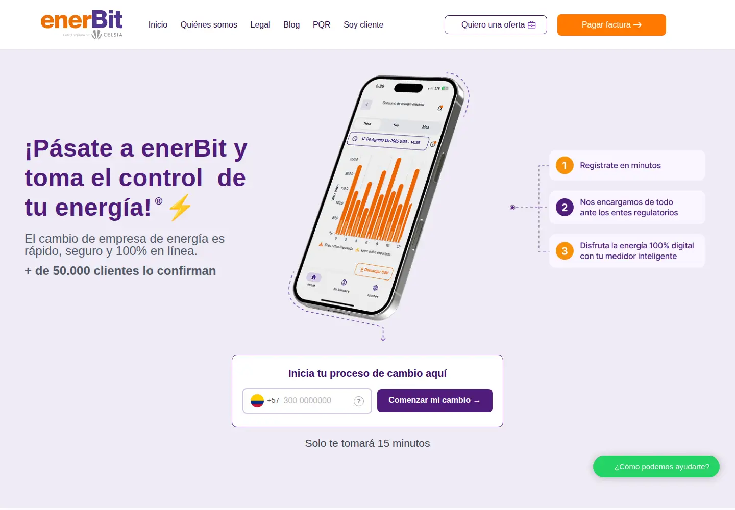 Screenshot of enerbit.co