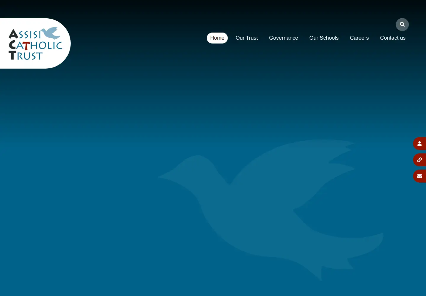 Captured homepage of assisicatholictrust.com in the current scan