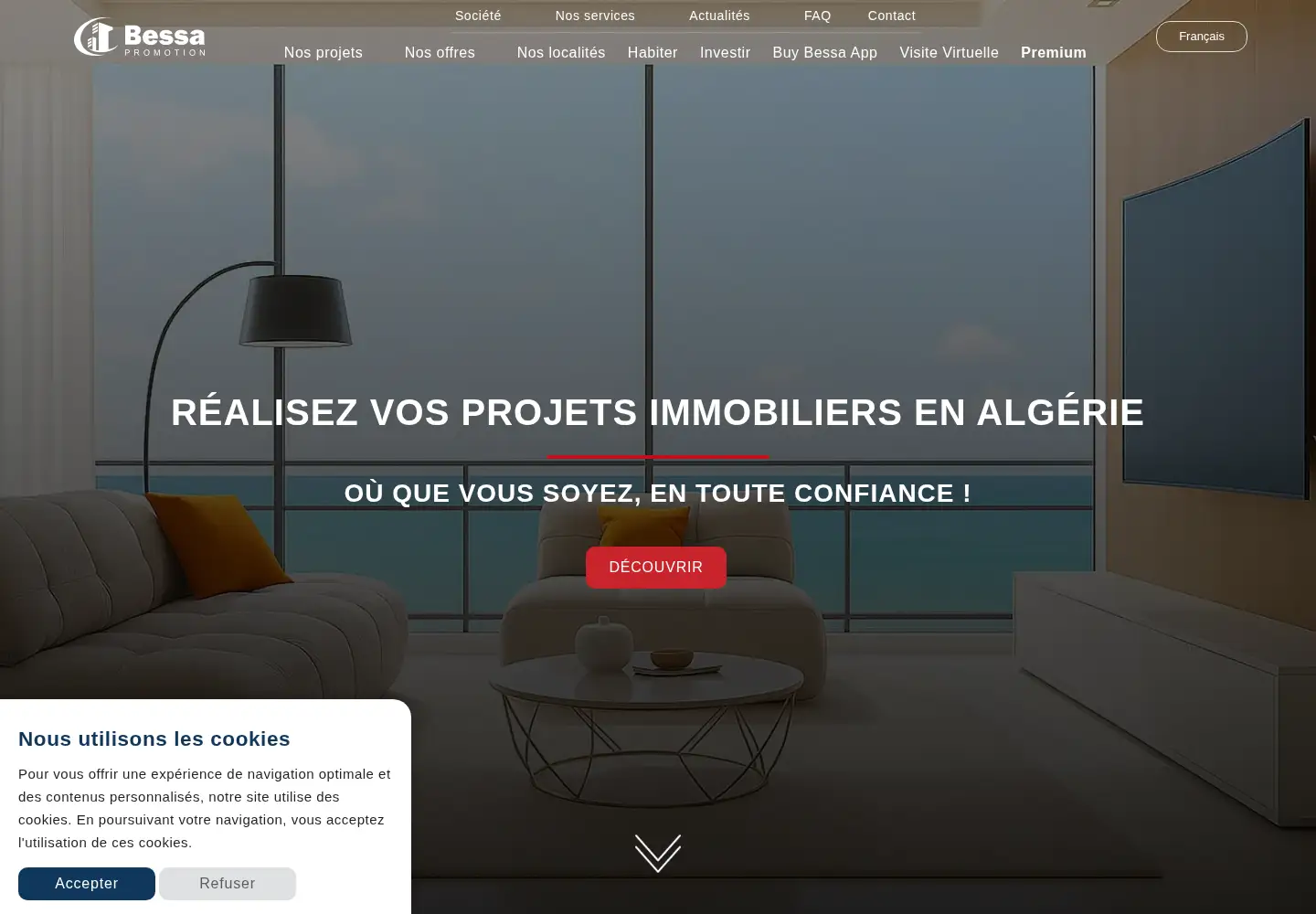 Screenshot of bessapromotion.com