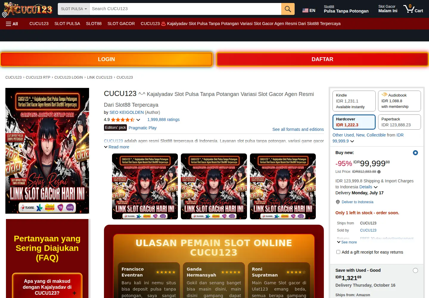 Screenshot of caspidesign.com
