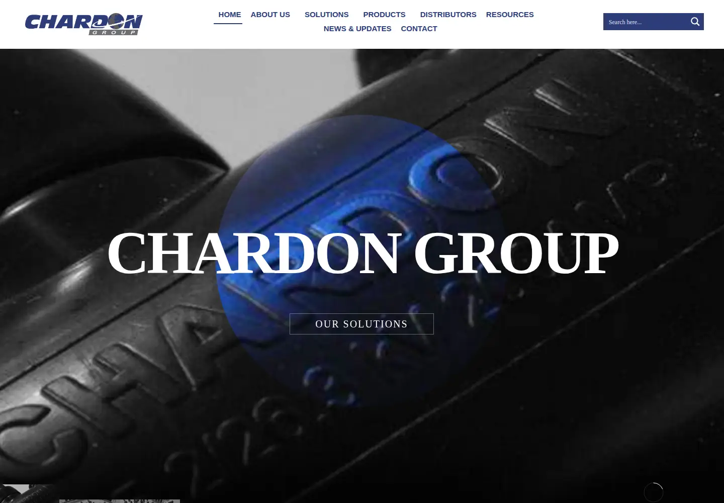 Screenshot of chardongroup.com