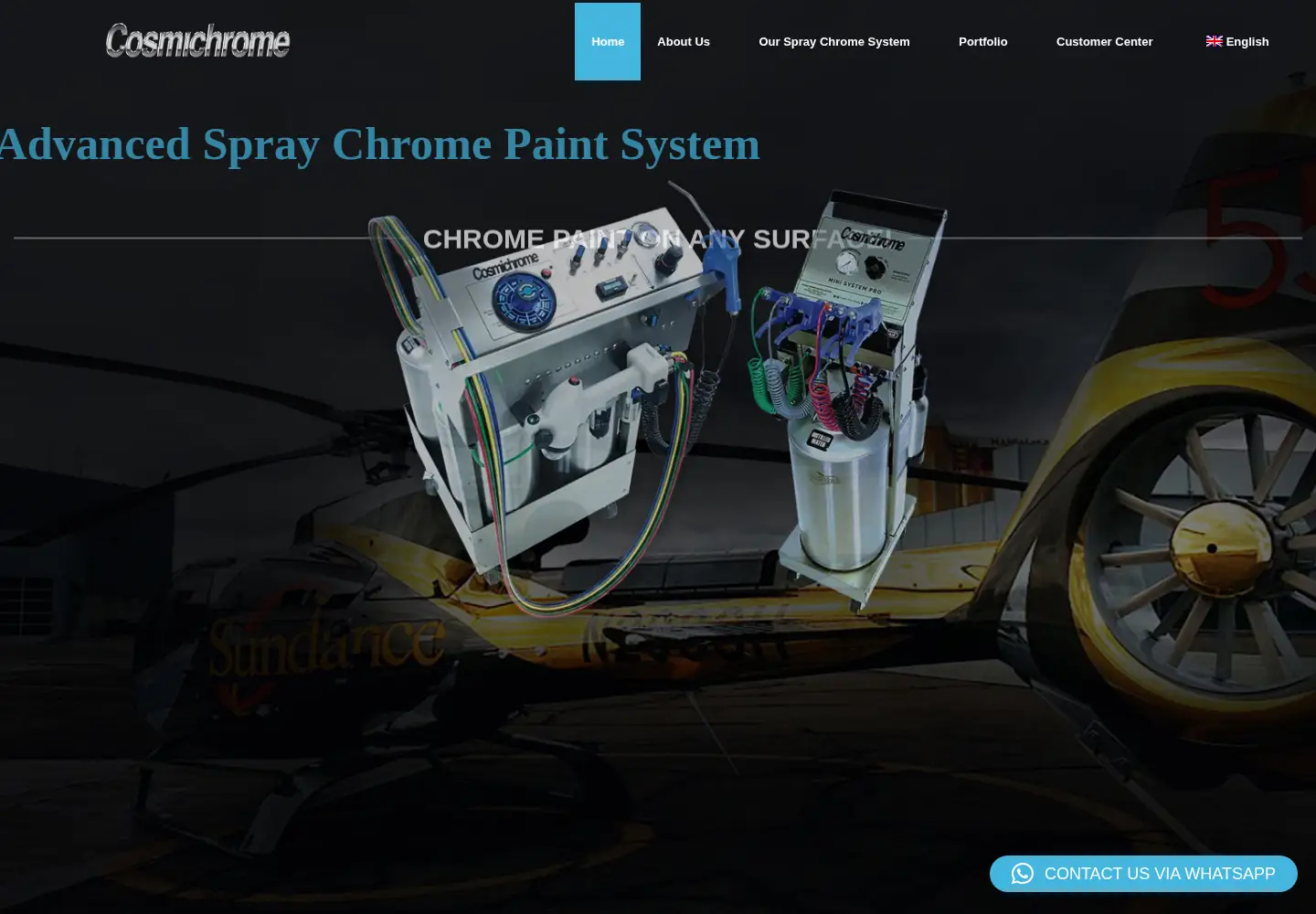 Screenshot of cosmichrome.com