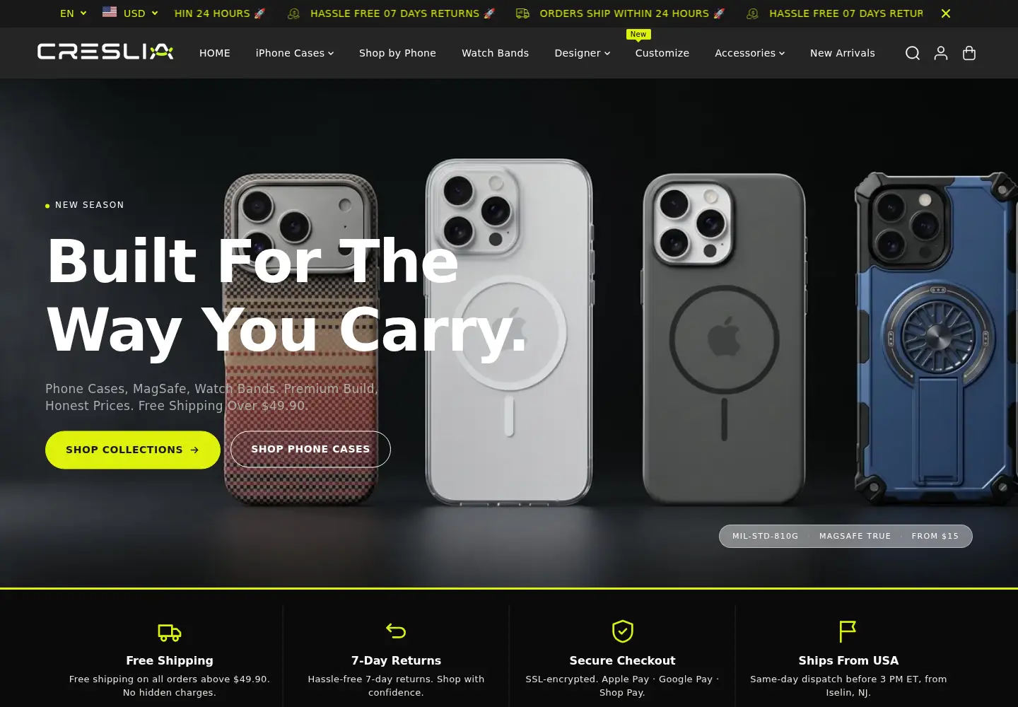 Screenshot of creslia.com