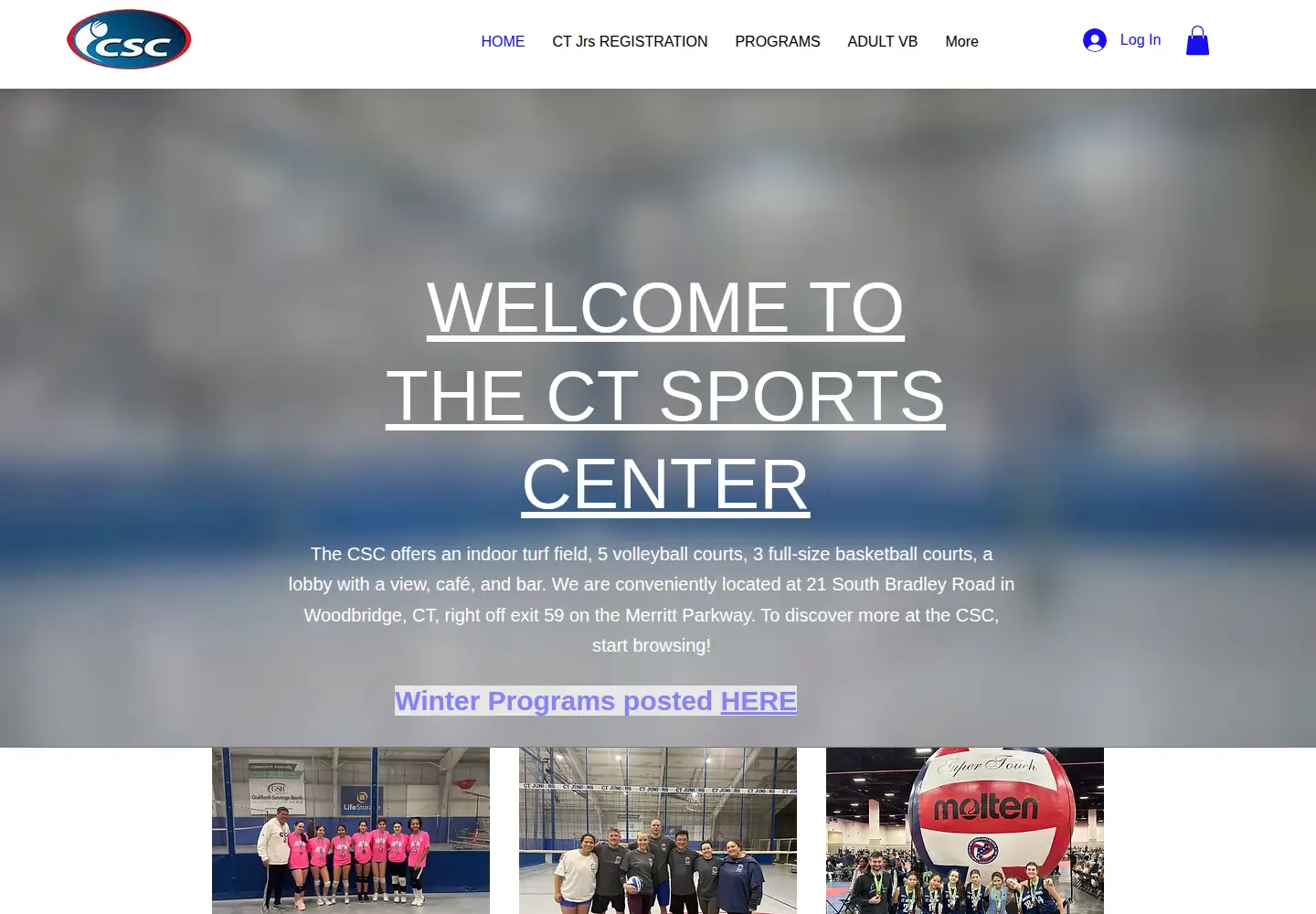 Screenshot of ctsportscenter.com