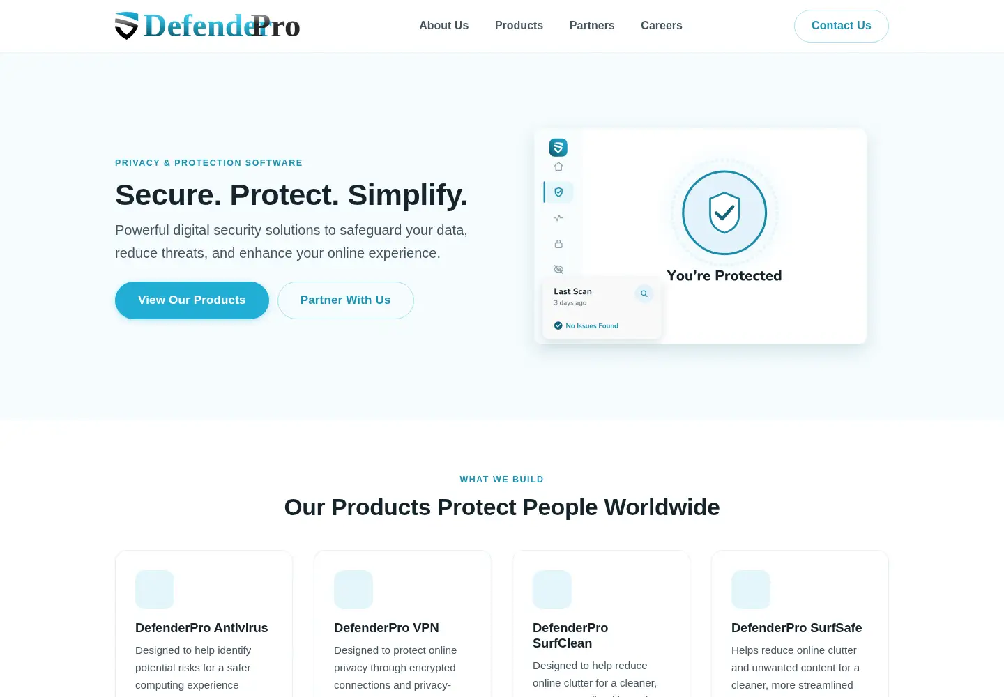 Screenshot of defender-pro.com