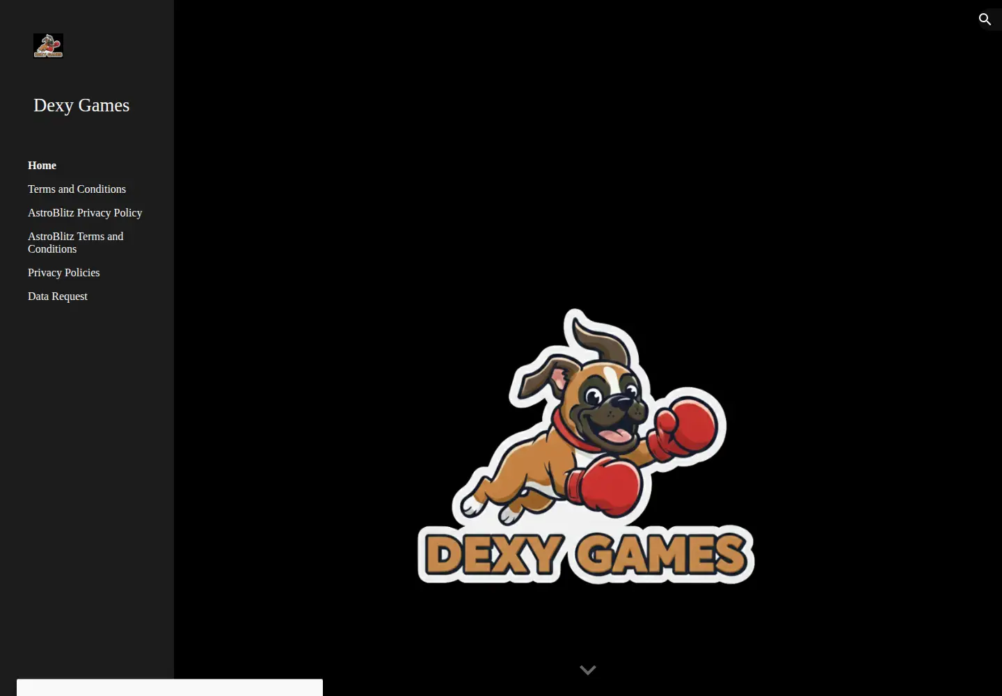 Screenshot of dexygames.com