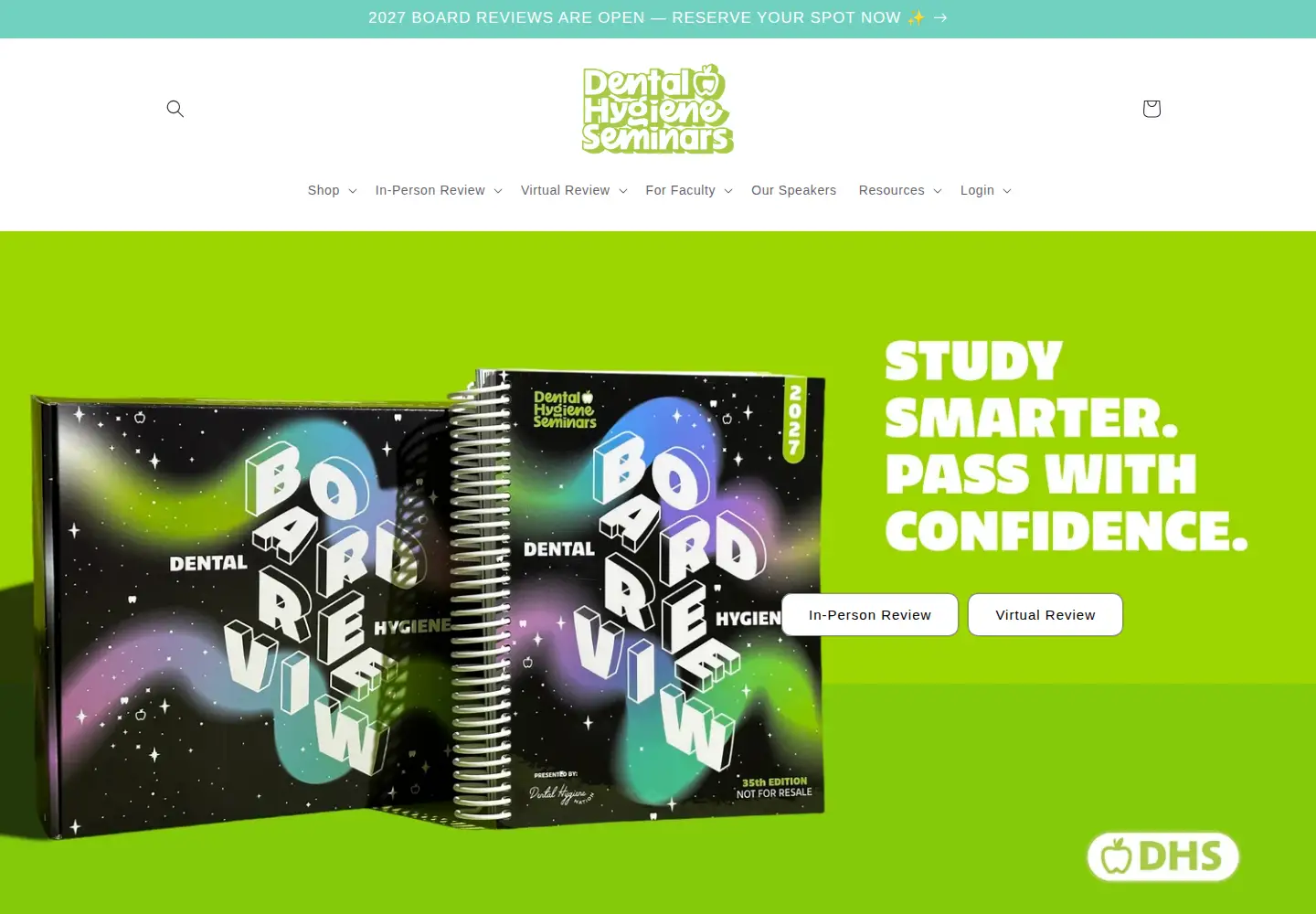 Screenshot of dhseminars.com