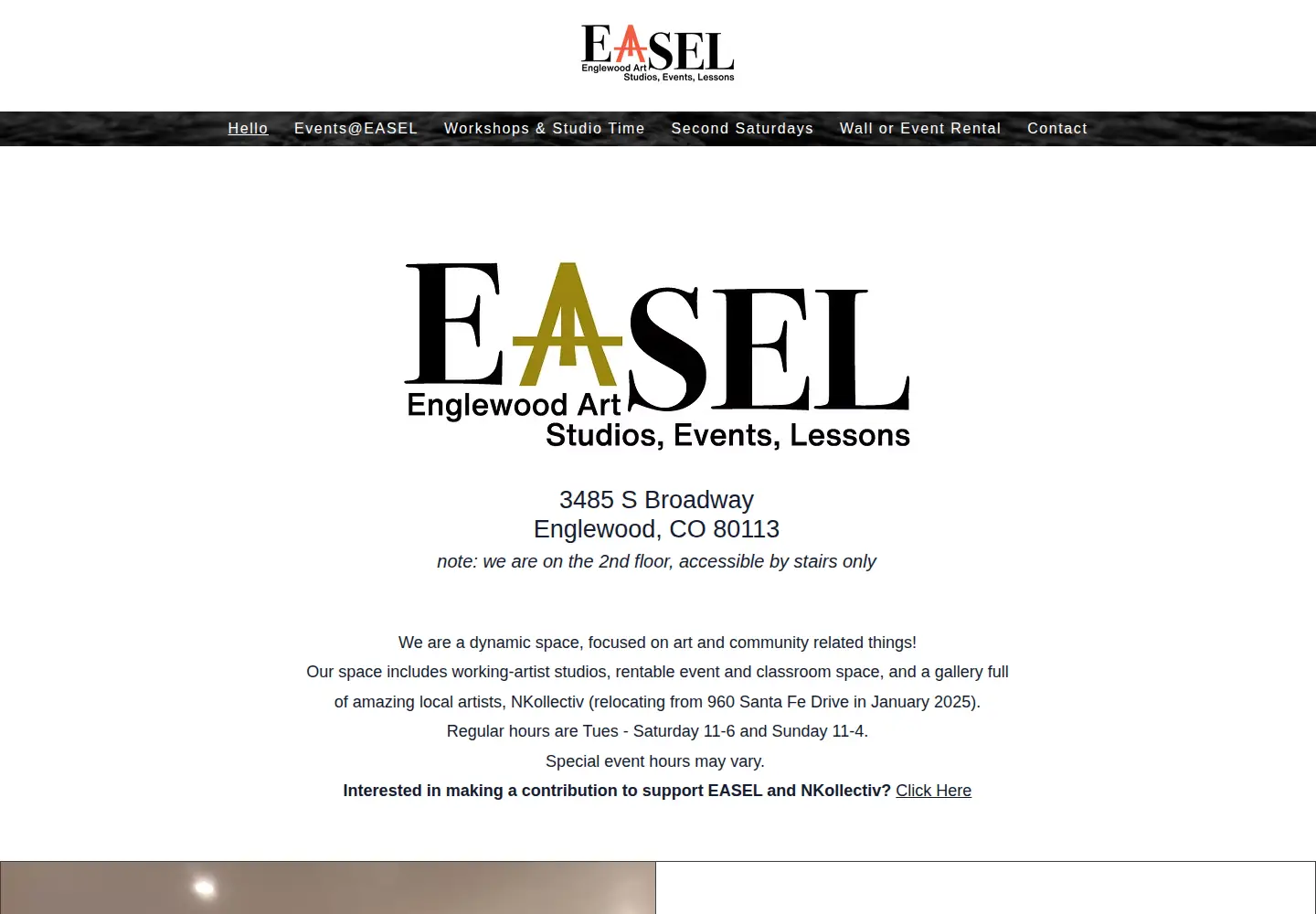 Captured homepage of easel-co.com in the current scan