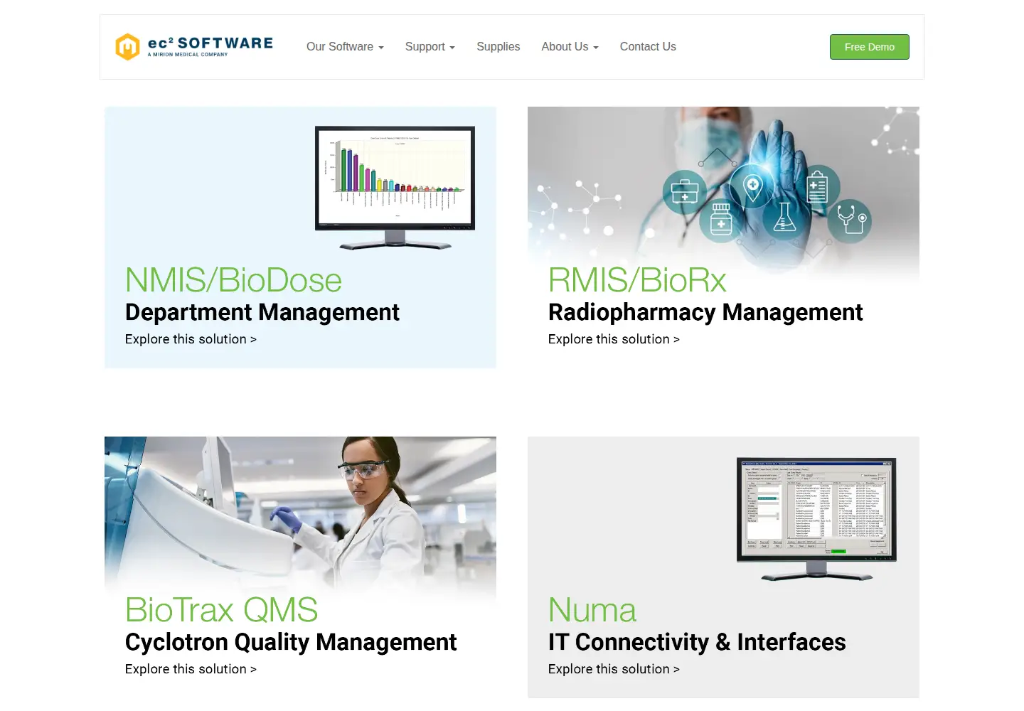 Screenshot of ec2software.com