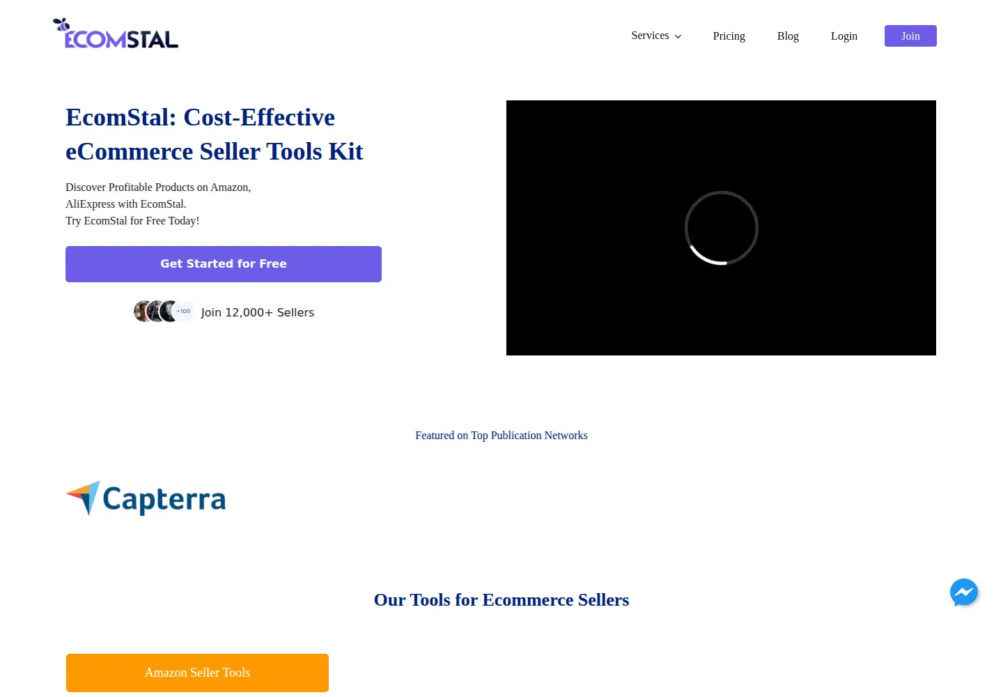 Screenshot of ecomstal.com