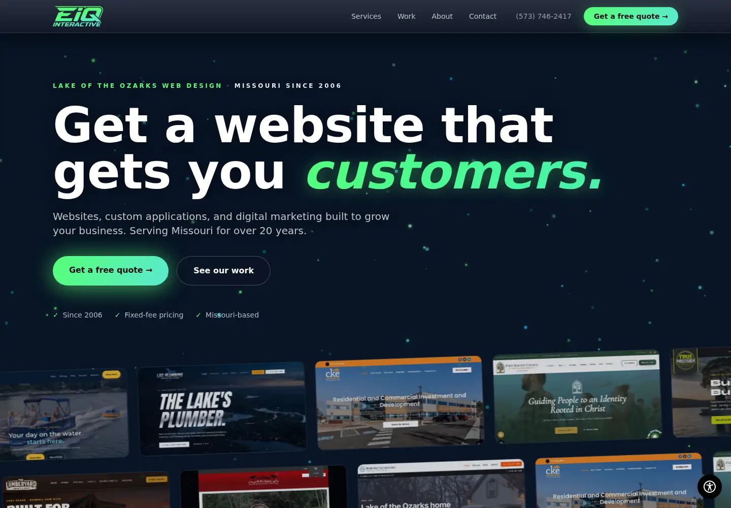 Screenshot of eiqinteractive.com