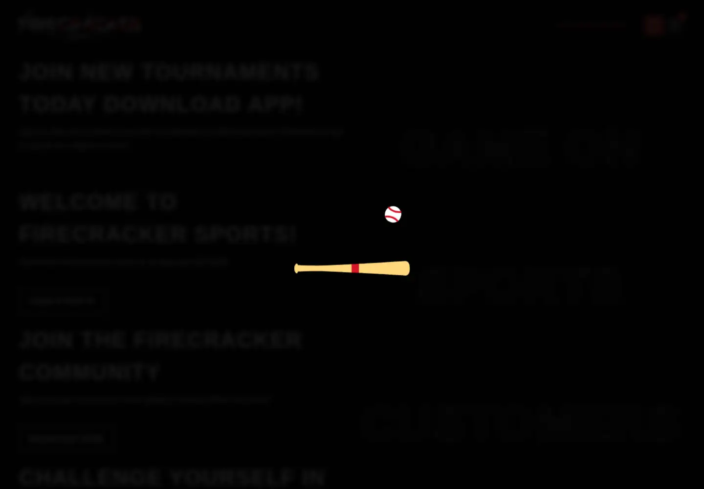 Captured homepage of firecrackersports.com in the current scan