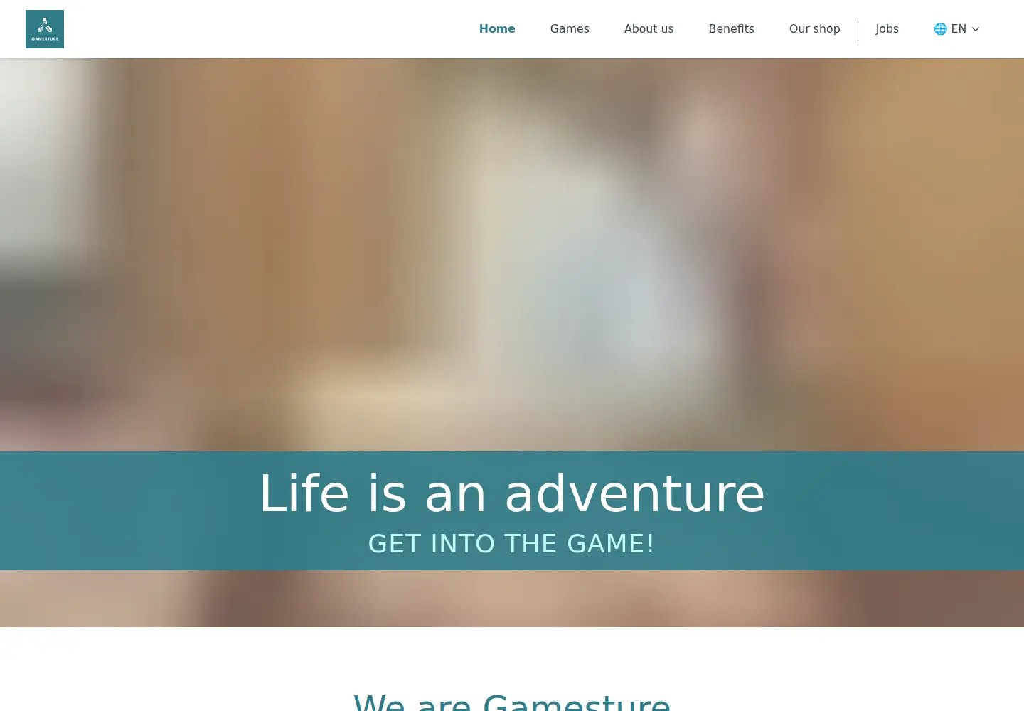 Screenshot of gamesture.com