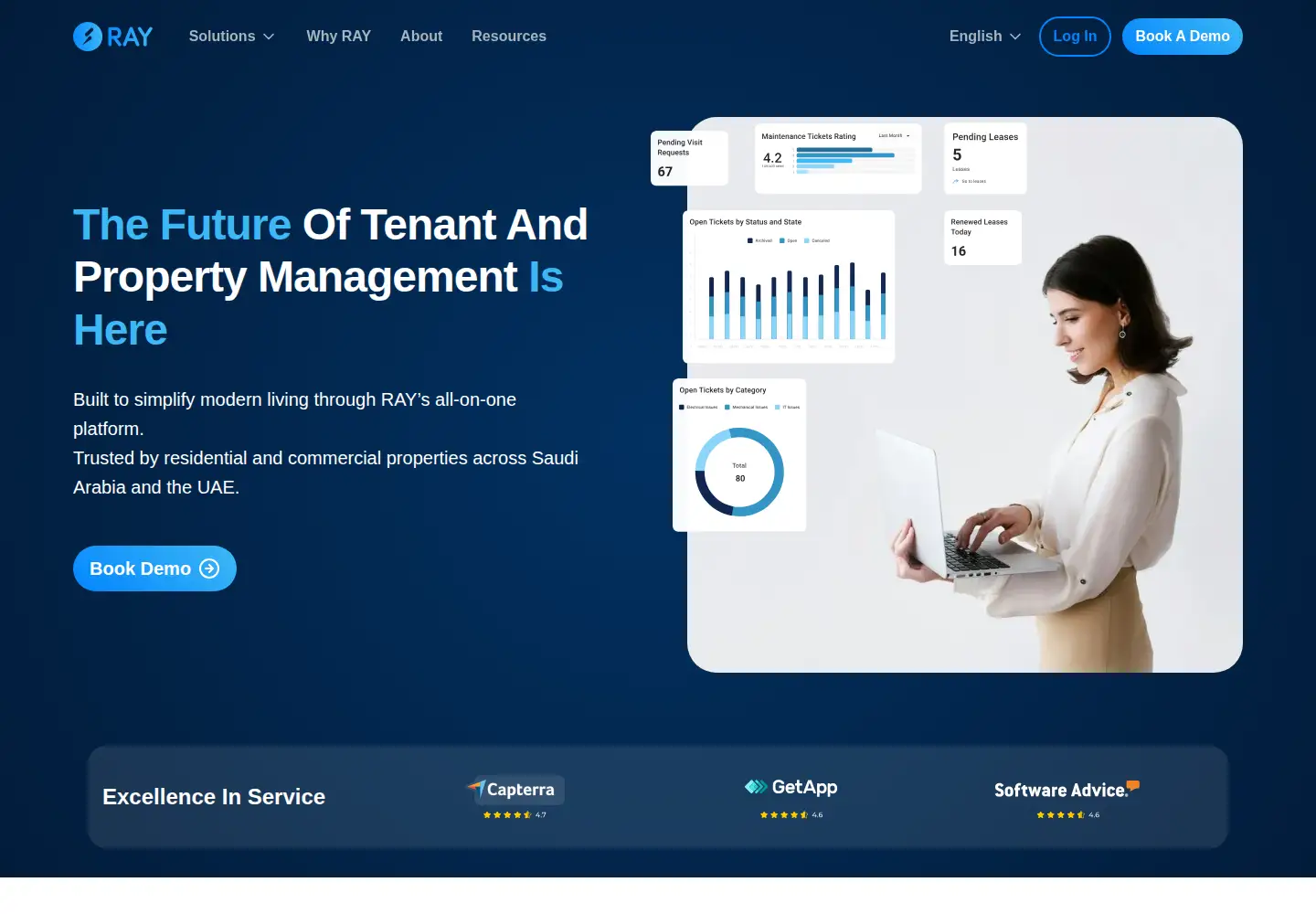 Screenshot of getray.com
