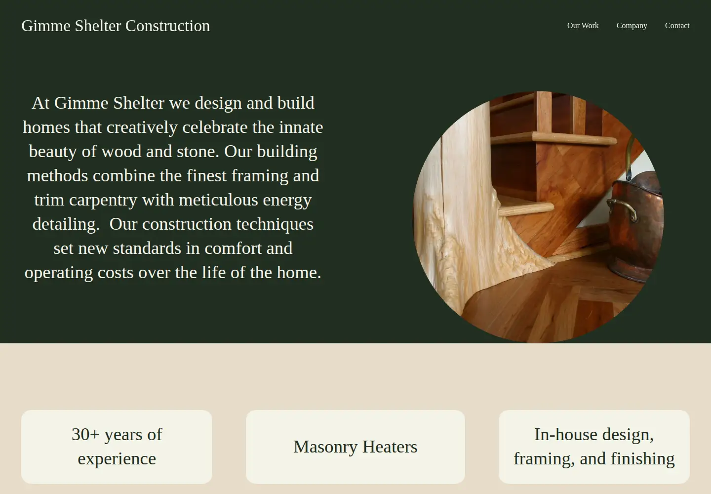 Screenshot of gimmeshelteronline.com