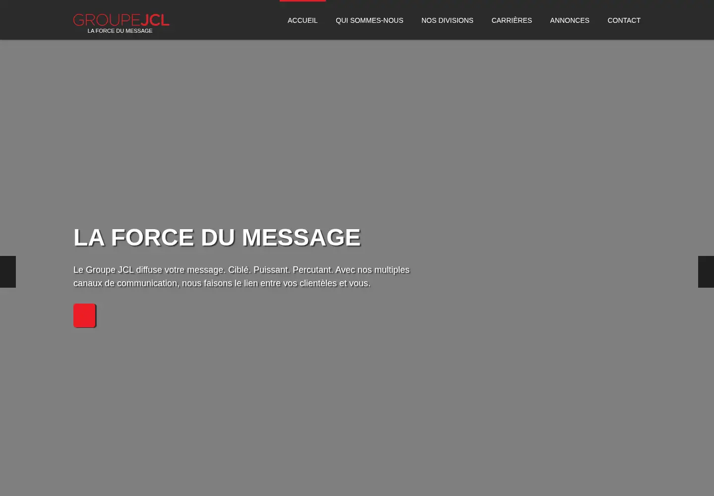 Captured homepage of groupejcl.com in the current scan