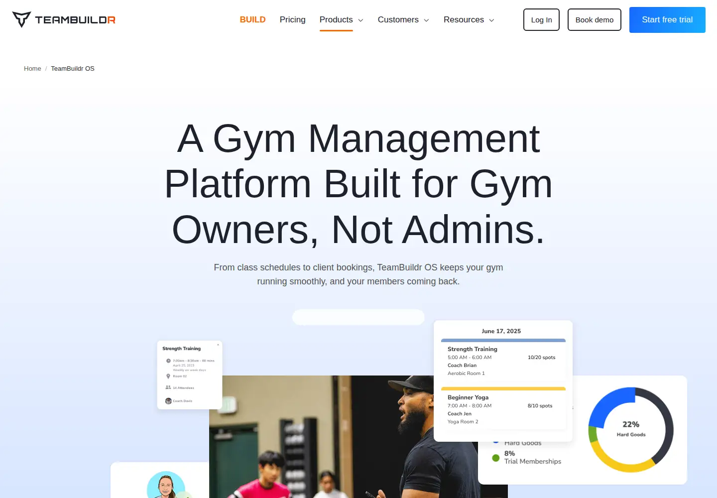Screenshot of gymstudio.com