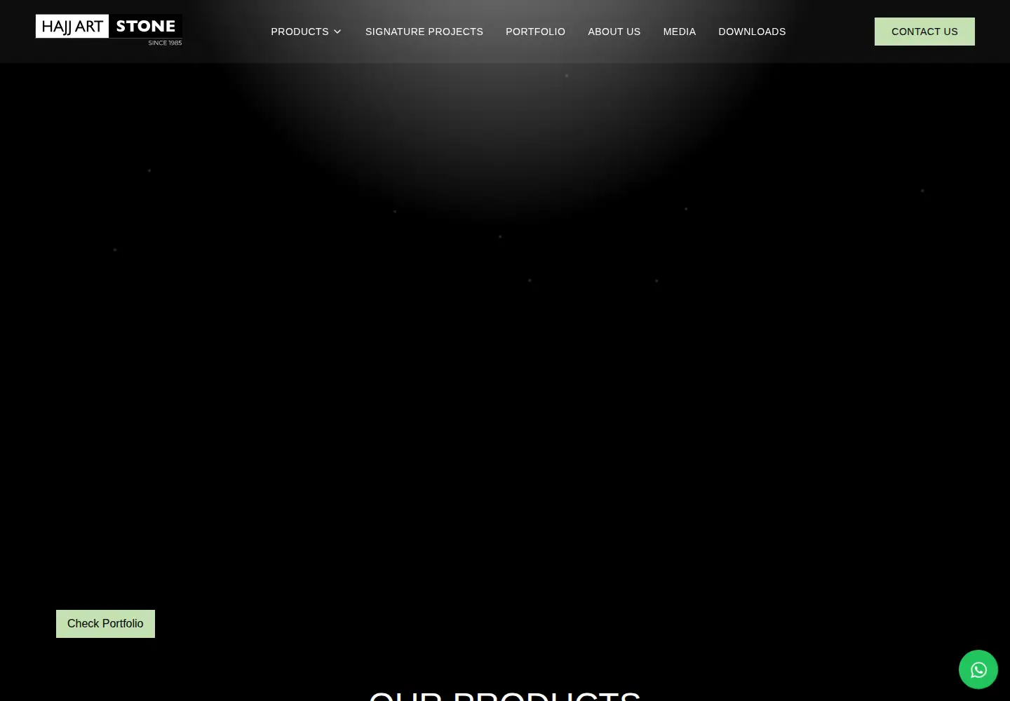 Screenshot of hajjartstone.com