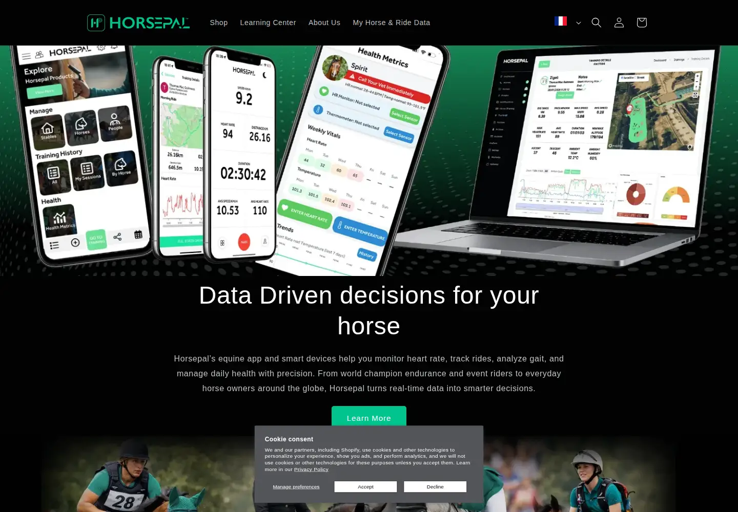 Screenshot of horsepal.com
